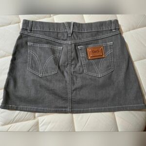 D&G Charcoal Denim Skirt